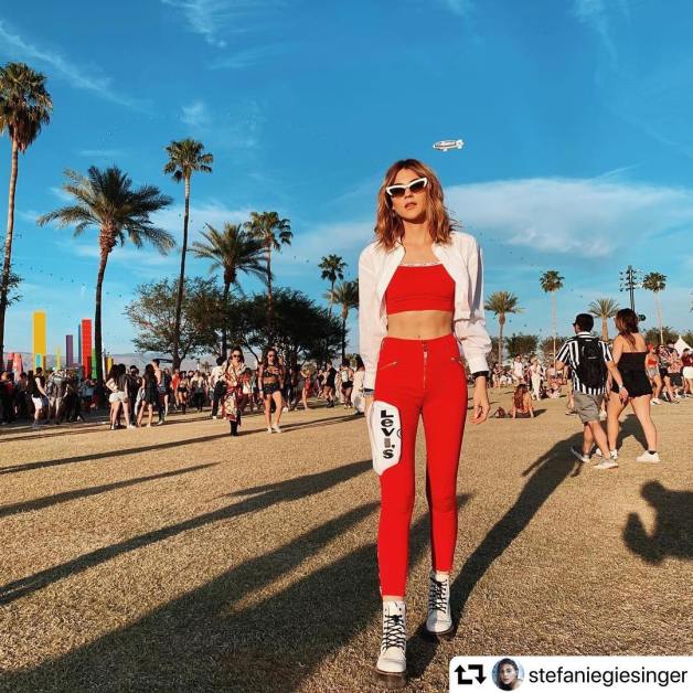 Image result for stefanie giesinger coachella 2019 outfits